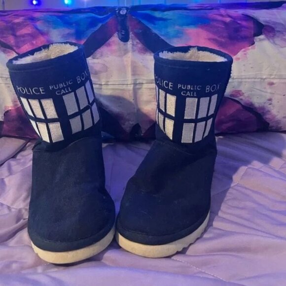 Cozy & Comfy House Shoes - Perfect for Dr. Who Binge Sessions! - Picture 1 of 2